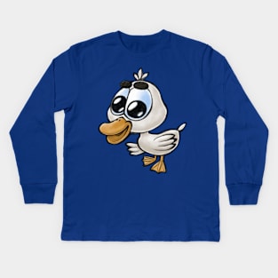 Duck (Animal Alphabet) Kids Long Sleeve T-Shirt